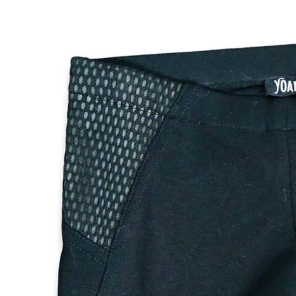 Yoana Baraschi Black Exercise Mesh Athletic Leggings Sport Black XS. - Picture 5 of 9
